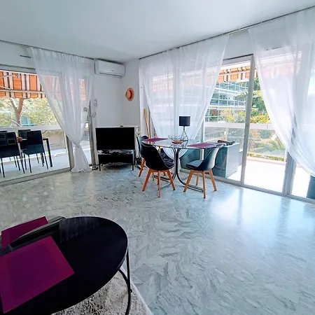 Apartman Tanit Classe 40m2 T1 Terrasse Angle 35 M2 Piscine Parking Gratuit Antibes