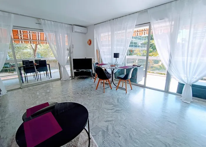 شقة Ara 40M2 Terrasse Angle 35 M2 Piscine Free Parking أنتيب